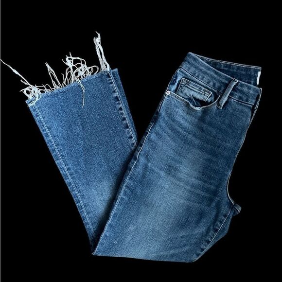 Frame cropped  Le crop mini boot cut Blue Denim Jeans - Picture 4 of 9